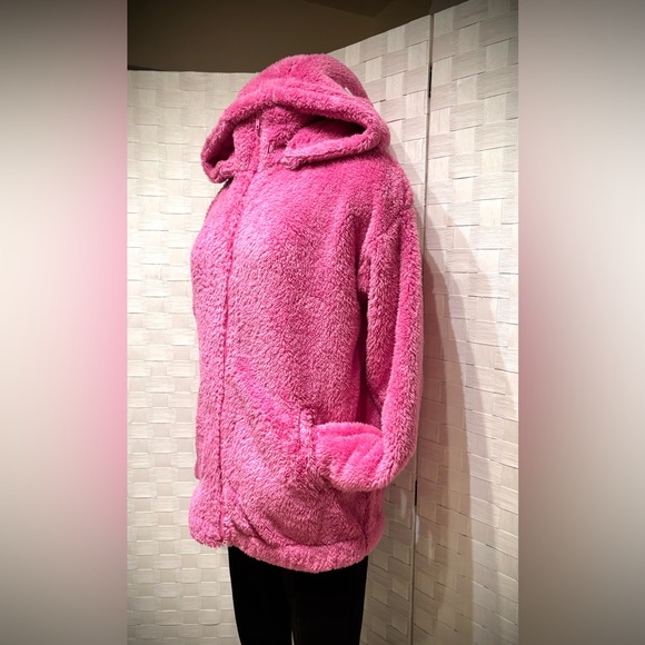 G BY GIULIANA THE CLOUD WOMEN’S ZIP FRONT HOODED JACKET IN MAUVE  SIZE XS - Picture 2 of 9